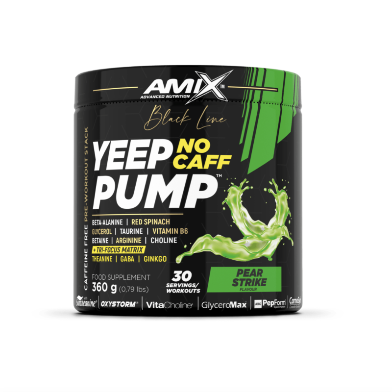 Yeep Pump No Caff - Pre-Entrenamiento sin Cafeína -Energía Sostenida
