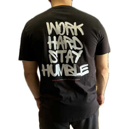 Camiseta Wildfreak Nutrition "Work Hard Stay Humble" - Algodón 100%