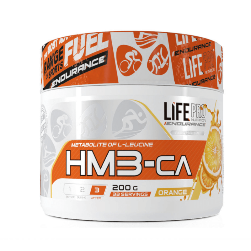 Life Pro Nutrition HMB Ca 200g Naranja - Recuperación y Fuerza Muscular