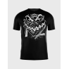 Camiseta Algodón Creepy negra| Diseño exclusivo, comodidad