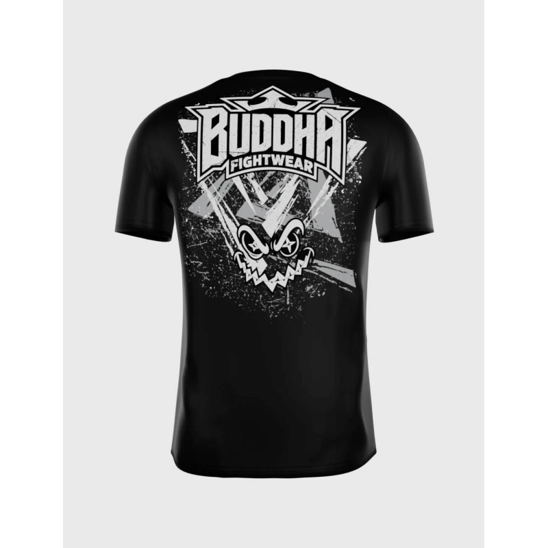 Camiseta Algodón Creepy negra| Diseño exclusivo, comodidad