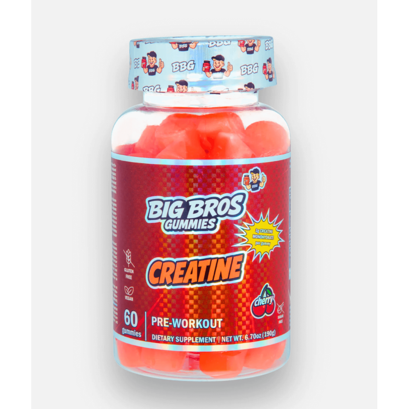 Big Bros Creatine Gummies – Creatina masticable en 12 sabores únicos