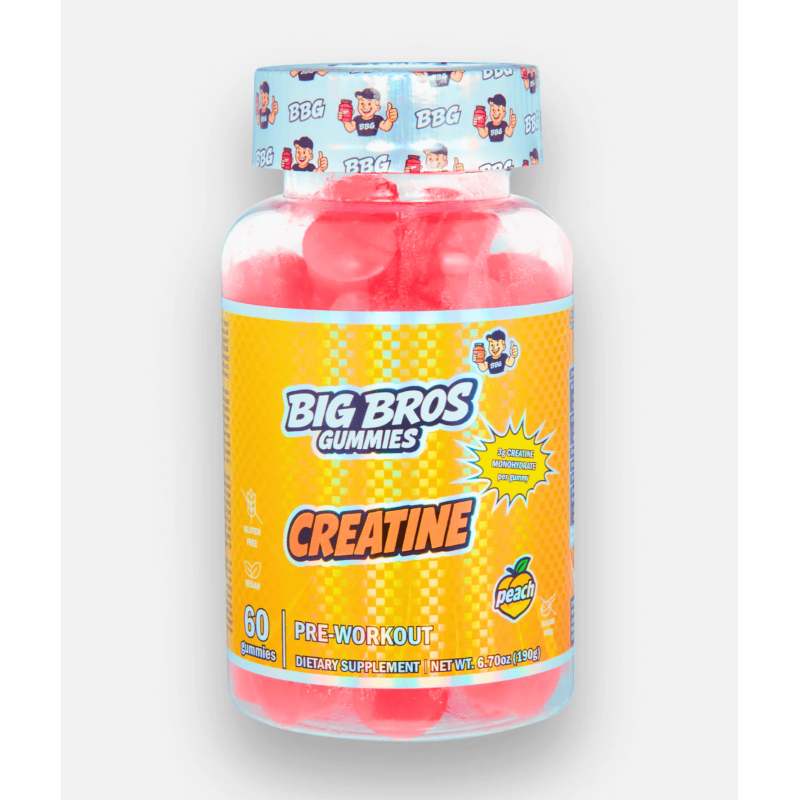 Big Bros Creatine Gummies – Creatina masticable en 12 sabores únicos