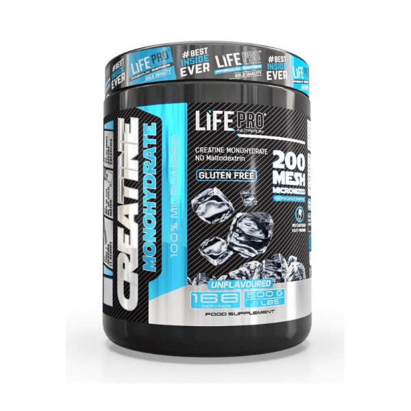 Life Pro Creatine Monohydrate 200 MESH 500g | Fuerza y Sabore