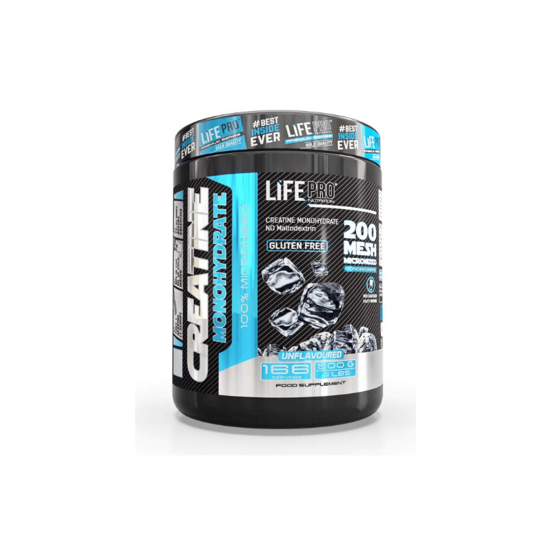 Life Pro Creatine Monohydrate 200 MESH 500g | Fuerza y Sabore