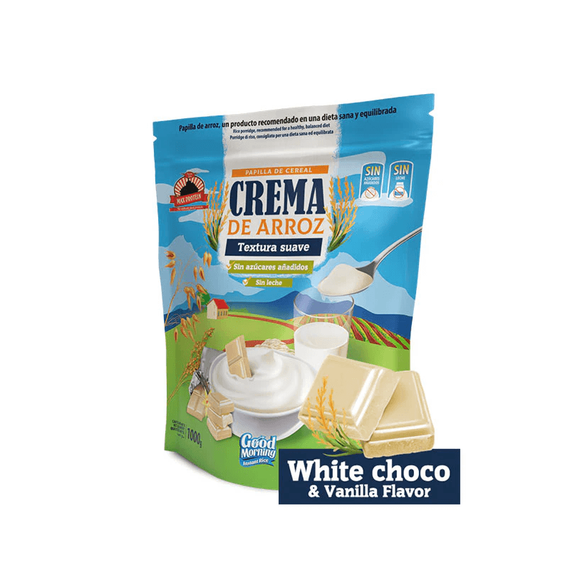 Crema de Arroz Max Protein 1kg: Carbohidratos y Sabores Gourmet