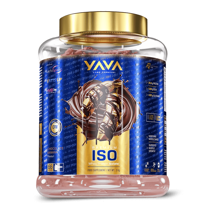 Premium ISO Yava Labs 2kg | Aislado de Proteína WPI Puro y Sin Lactosa