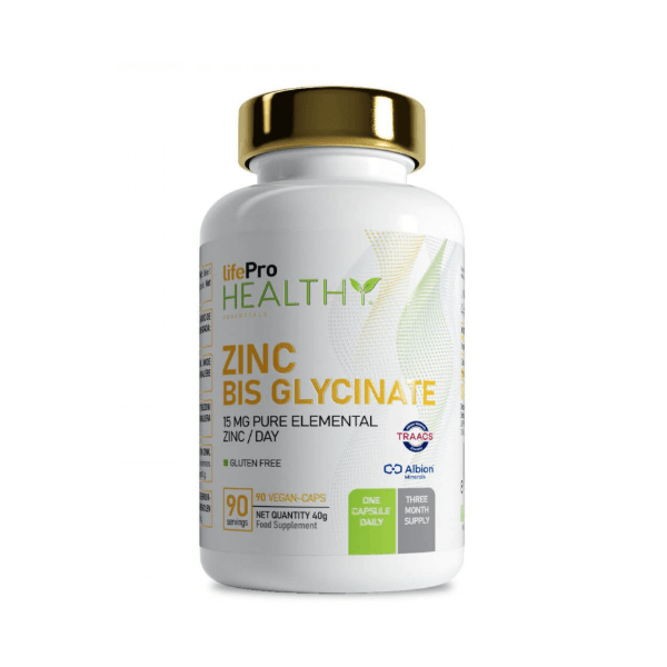 Life Pro Zinc Bisglycinate 90 Vegancaps | Zinc