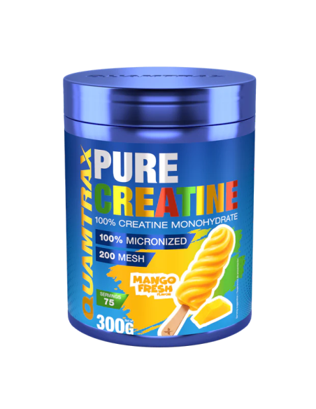 Quamtrax Pure Creatine 300g | Creatina Sabor Mango