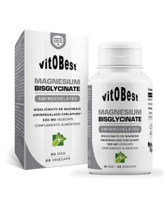 Magnesium Bisglycinate ChelaPure® Vitobest 60 VegeCaps