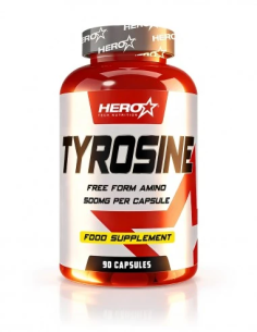 L-Tyrosine Hero Tech Nutrition 90 Capsules | 1000 mg