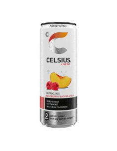 Celsius Bebida Energética Frambuesa Melocotón 355 ml