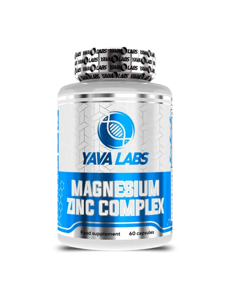 Magnesio y Zinc con D3 y K2 Yava Labs | 60 Cápsulas