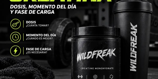 Cómo tomar creatina: dosis, momento del día y fase de carga